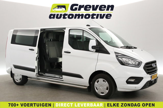 Ford Transit Custom - 2.0 TDCI L2H1 | DC | 6 Zits | Airco | Cruise | Carplay | Trekhaak | Navi | Parkeersens.