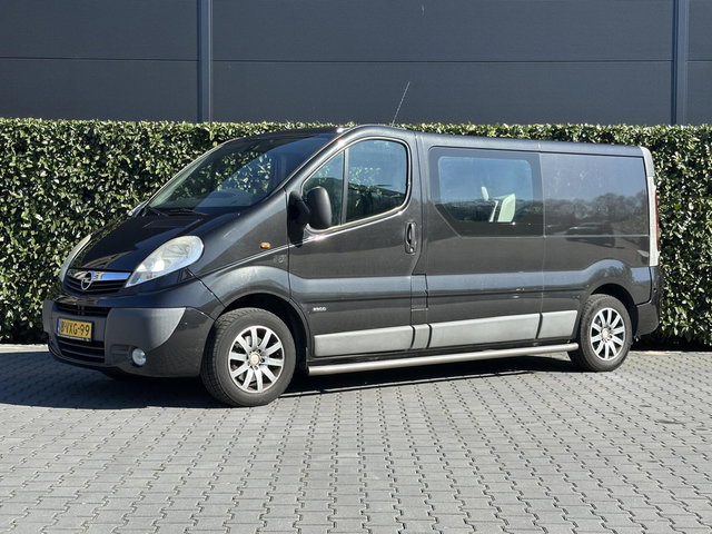 Opel Vivaro - bestel 2.0 CDTI L2H2 DC, NL AUTO, NAP LOGISCH, DUBBEL CABINE, AIRCO, CRUISE CONTROL, PDC, TREKHAAK, LICHTMETAAL 16"