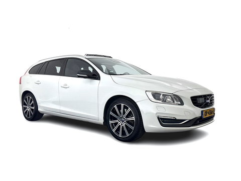Volvo V60 2.4 D5 Twin Engine Summum Aut. *PANO | LEATHER | ADAPTIVE-CRUISE | XENON | BLIS | MEMORY-PACK | CAMERA | HEATED-COMFORTSEATS | NAVI-FULLMAP | PRIVACY-GLASS | ECC | PDC | 18''ALU | TOWBAR*