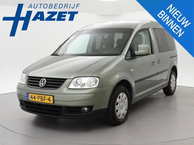 Volkswagen Caddy - 1.6 BENZINE ROLSTOEL AUTO 5-PERS. ORIG. NL + AIRCO | FRESCO GROEN METALLIC