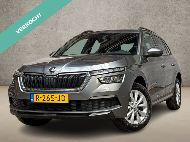 Škoda Kamiq - 1.0 TSI Sportline Automaat (RS KUIPSTOELEN, VIRTUAL COCKPIT, APPLE CARPLAY, GROOT NAVI, STOELVERWARMING, ADAPTIVE CRUISE, GETINT GLAS, ZWART HEMEL, NIEUWSTAAT)