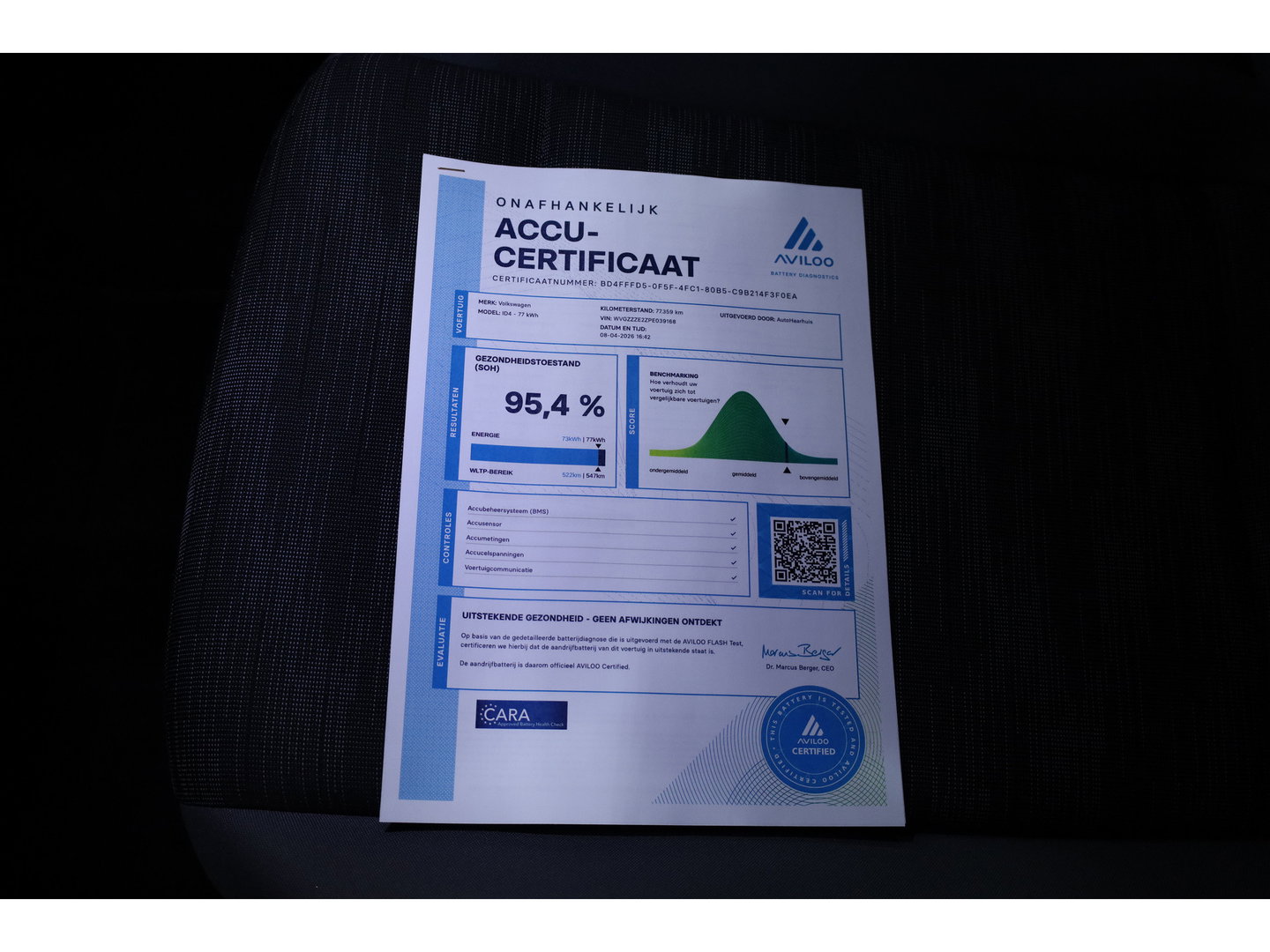 Volkswagen ID.4 Pro 77 kWh | SOH 95.4% | Adapt. Cruise | Elek. Trekhaak | Camera | Keyless | Apple CarPlay |