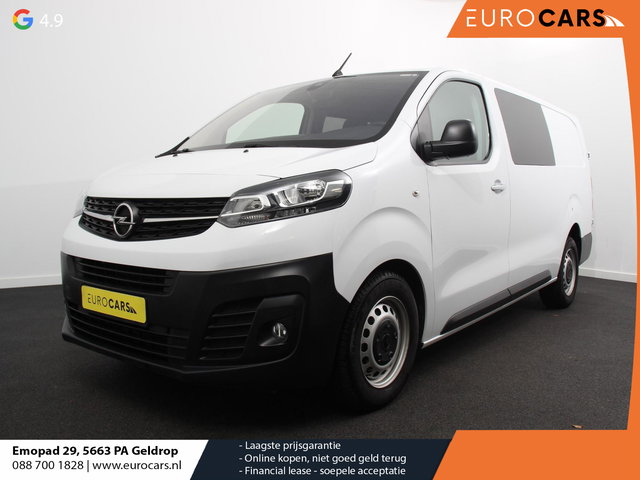 Opel Vivaro - 2.0 CDTI Automaat 145 pk L3H1 Dubbele Cabine | Navigatie | Trekhaak | Airco | Parkeer sensoren | Betimmering