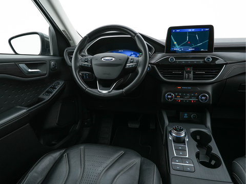 Ford Kuga 2.5 PHEV Vignale (Plug-In) (INCL-BTW) Aut. *HEAD-UP | LEATHER | DIGI-COCKPIT | FULL-LED | KEYLESS | DAB | CARPLAY | NAVI-FULLMAP | MEMORY-PACK | HEATED-COMFORTSEATS | PRIVACYGLASS | TOWBAR | 18''ALU*