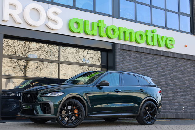 Jaguar F-PACE - 5.0 V8 S/C AWD SVR | UNIEK! | DEALER ONDH | BRITISH RACING GREEN | COBRA EXHAUST | STOELKOELING | 360 |