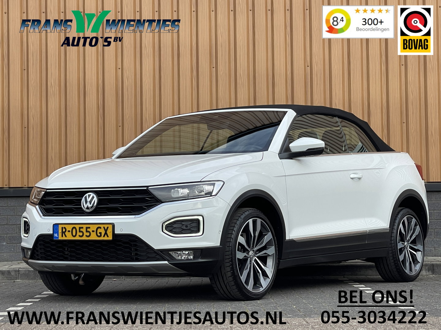 Volkswagen T-Roc Cabrio 1.5 TSI R-Line | Cruise Control | Stoelverwarming | Stuurwielverwarming | Apple carplay | Android Auto | Lichtmetaal |