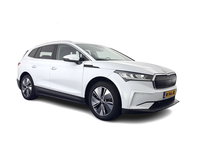 Škoda Enyaq iV - 80 {SOH-90%} [ 3-Fase ] (INCL-BTW) *LEATHER-FABRIC | FULL-LED | DIGI-COCKPIT | CAMERA | KEYLESS | NAVI-FULLMAP | AMBIENT-LIGHT | ECC | HEATED-COMFORTSEATS | DAB+ | PDC | CRUISE | CARPLAY | TOWBAR | 19"ALU*