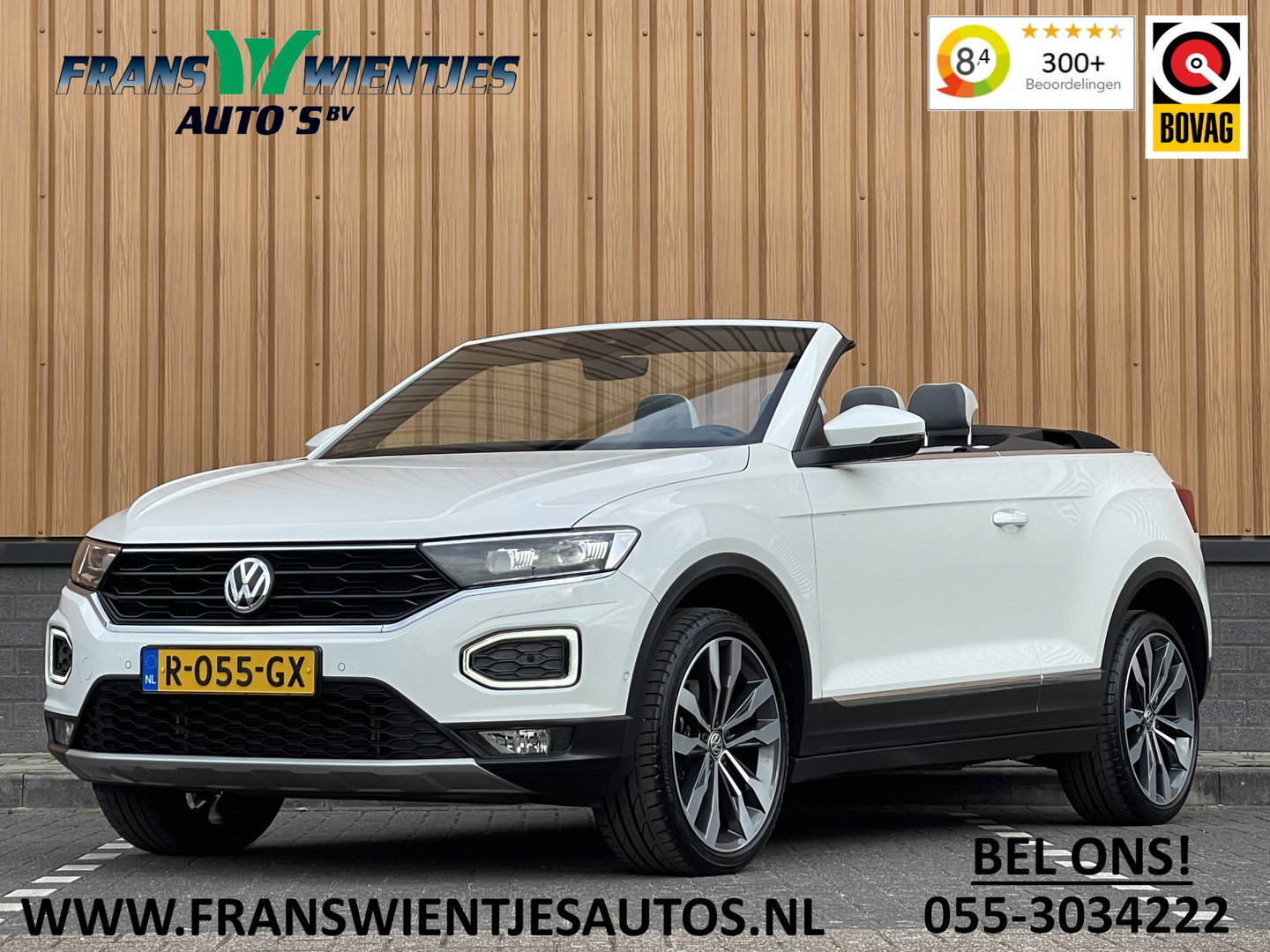 Volkswagen T-Roc Cabrio 1.5 TSI R-Line | Adaptive Cruise Control | Stoelverwarming | Stuurwielverwarming | Apple carplay | Android Auto | Lichtmetaal |