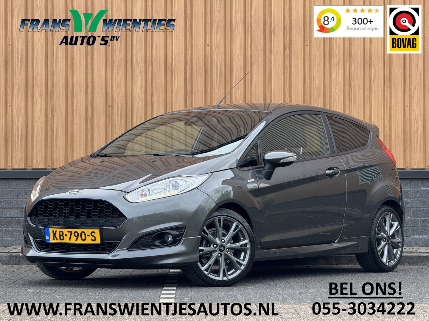 Ford Fiesta 1.0 EcoBoost ST Line | Origineel Nederlands | 126 PK! | Navigatie | Bluetooth | Parkeersensoren | Isofix | Cruise Control | Airconditioning | LED |