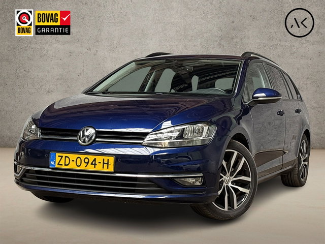 Volkswagen Golf - Variant 1.0 TSI Sportline 116Pk Automaat (GROOT NAVI, APPLE CARPLAY, CLIMATE, ADAPTIVE CRUISE, PARKEERSENSOREN, LM VELGEN, NIEUWE APK, NIEUWSTAAT)