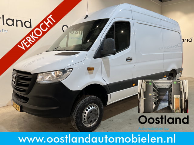 Mercedes-Benz Sprinter - 516 CDI L2H2  4X4 / Euro 6 / Servicebus / Bott Inrichting / GVW 5.000 KG / Trekhaak 3500 KG / Dubbel Lucht / Tacho / Airco /  Camera /
