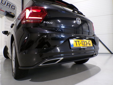 Volkswagen Polo 1.0 TSI R-Line "Origineel NL!" Draadloze-Carplay Adaptive-Cruise Climatronic DAB+ Sportstoelen Navigatie Bluetooth