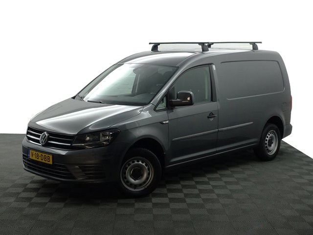 Volkswagen Caddy - Maxi 2.0 TDI Euro 6 Highline L2 Aut- Stoelverwarming, Carplay, Park Assist, Imperiaal, MF Stuur, Grijs Kenteken