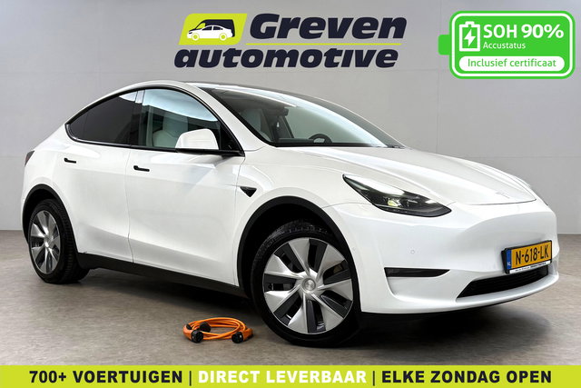 Tesla Model Y - Long Range AWD 75 kWh | Snelladen | Autopilot | SOH 90% | Camera | Memory | Pano | Stoel/Stuurverw.