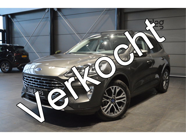 Ford Kuga - 2.5 PHEV Titanium X navi pano head up trekhaak 18 inch !!