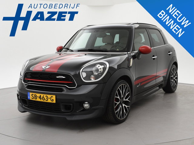MINI Countryman - Mini 1.6 JOHN COOPER WORKS ALL4 218 PK CHILI AUT. + PANORAMA | HARMAN KARDON | LEDER | 19 INCH | SFEERVERL.