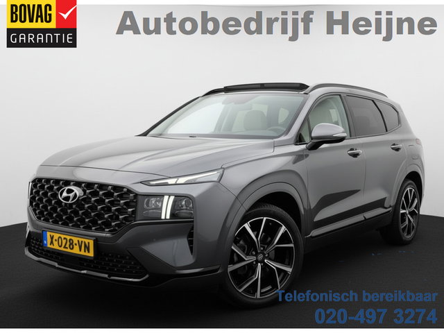 Hyundai Santa Fe - 1.6 T-GDI PHEV 266PK PREMIUM LEDER/360CAMERA/NAVI/PANORAMADAK/STOELVENT.