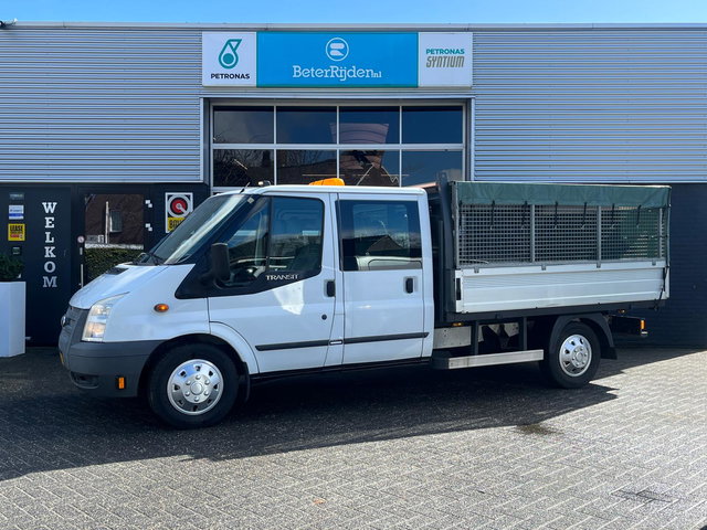 Ford Transit - 330L 2.2 TDCI Ambiente DC, Airco, Radio, Trekhaak, Dubbel Cabine, 6 Persoons
