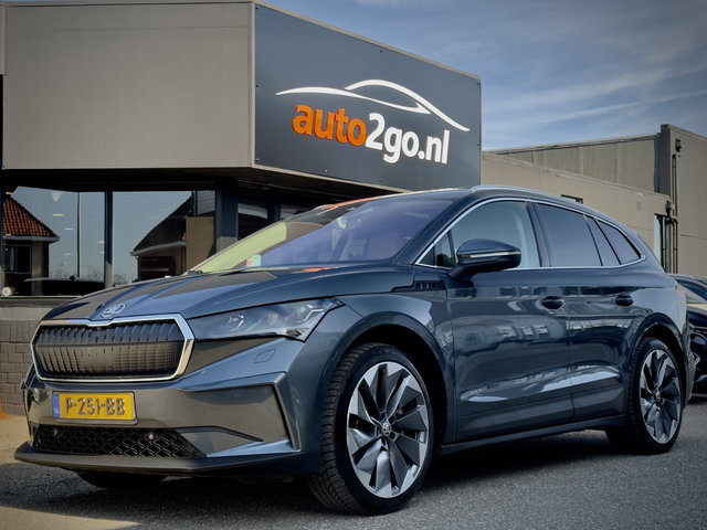 Škoda Enyaq iV - 80 PANODAK VOL-LEDER NAVI CAMERA360 DIGI-DASH APPLE-CARPLAY LED 22 INCH-LMV PDC