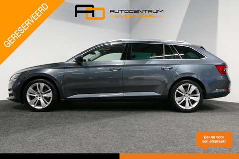 Škoda Superb Combi 1.4 TSI iV Business Edition / Elektr. verstelbare voorstoelen (links met memory) / Canton Sound System / Stoelverwarming voor & achter / Stuurwiel verwarming / Apple Carplay - Android Auto / Trekhaak (zwenkbaar) / Achteruitrijcamera / Dodehoek detec