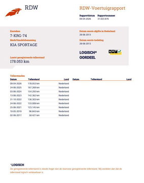Kia Sportage 1.6 GDI 20th Anniversary AIRCO / CRUISE CONTROLE / NAVI / CAMERA / 1e EIGENAAR