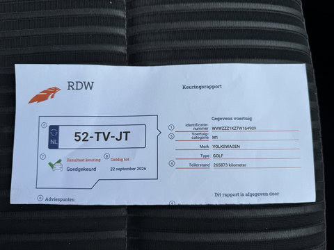 Volkswagen Golf 1.4 TSI Comfortline Business | Handel / Export | Origineel Nederlands | APK 22-09-2026 | Apple Carplay | Android Auto | Trekhaak | Cruise Control |