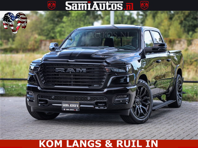 Dodge Ram 1500 - Night Premium | Full Option | Eerste Eigenaar | De Meest Luxe Pick-Up in zijn Klasse | Comfortabele Dubbele Cabine met Royale 5 Zitplaatsen | Bom Vol |