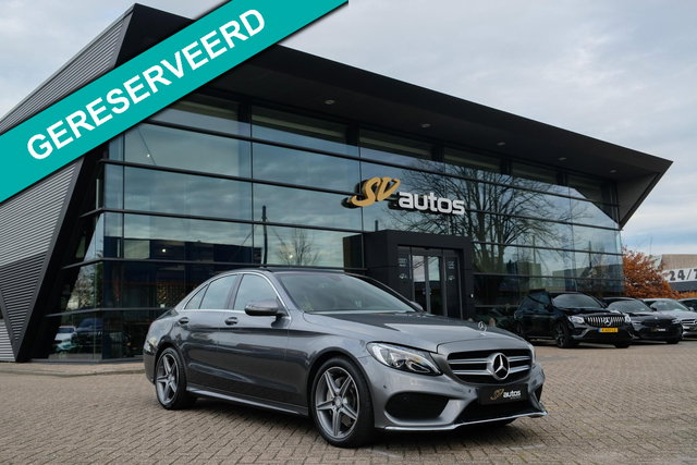 Mercedes-Benz C-Klasse - C180 AMG Sport Edition 156PK Leder Stoelverwarming ORG NL