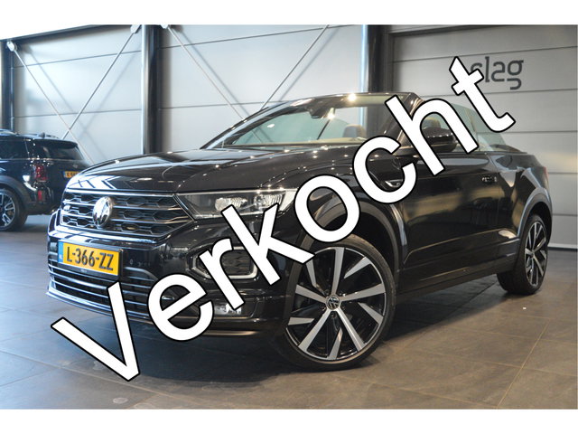 Volkswagen T-Roc - Cabrio 1.5 TSI 3X R-LINE Black Style navi camera trekhaak 19 inch !!