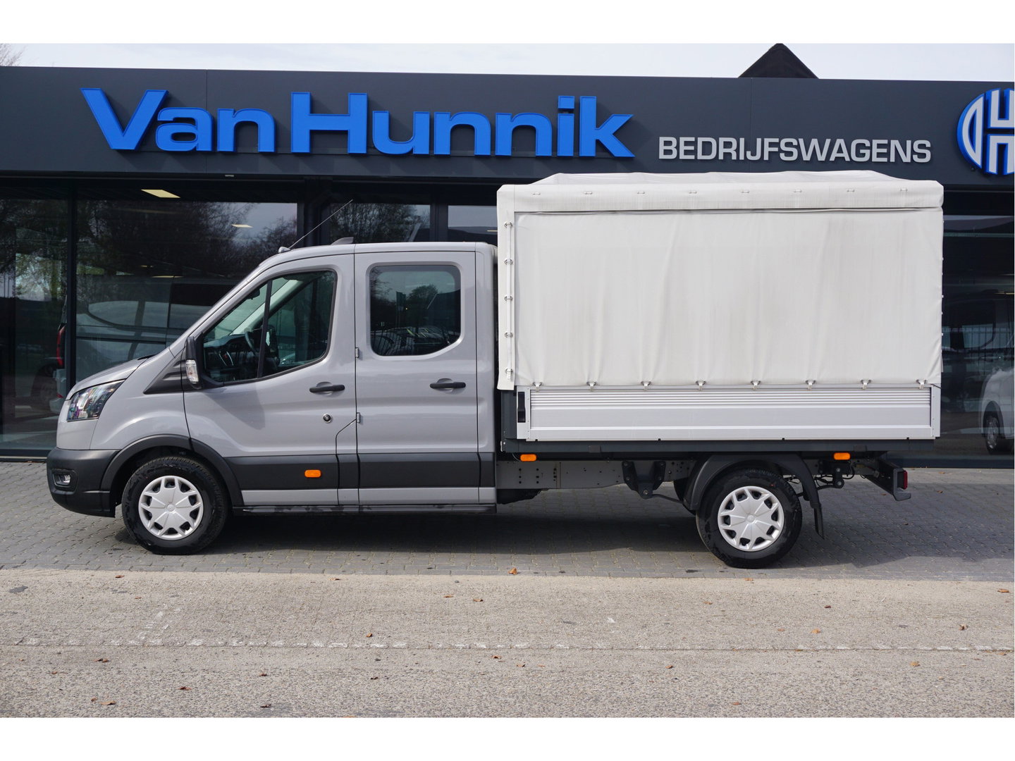 Ford Transit 350L 130PK Doka Open Laadbak L3 BPM VRIJ!! Sync4 Navi, Camera, Adap Cruise, Garantie 2028!! NR. D01*