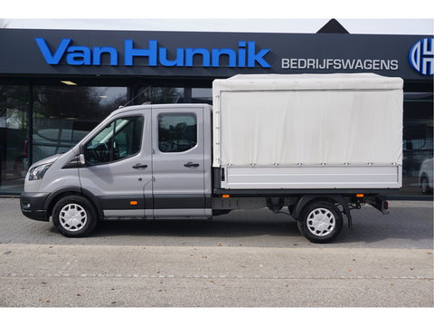 Ford Transit 350L 130PK Doka Open Laadbak L3 BPM VRIJ!! Sync4 Navi, Camera, Adap Cruise, Garantie 2028!! NR. D01*