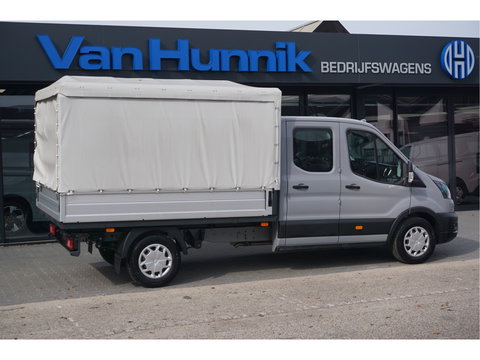 Ford Transit 350L 130PK Doka Open Laadbak L3 BPM VRIJ!! Sync4 Navi, Camera, Adap Cruise, Garantie 2028!! NR. D01*