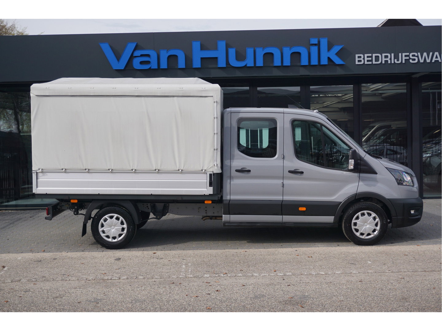 Ford Transit 350L 130PK Doka Open Laadbak L3 BPM VRIJ!! Sync4 Navi, Camera, Adap Cruise, Garantie 2028!! NR. D01*