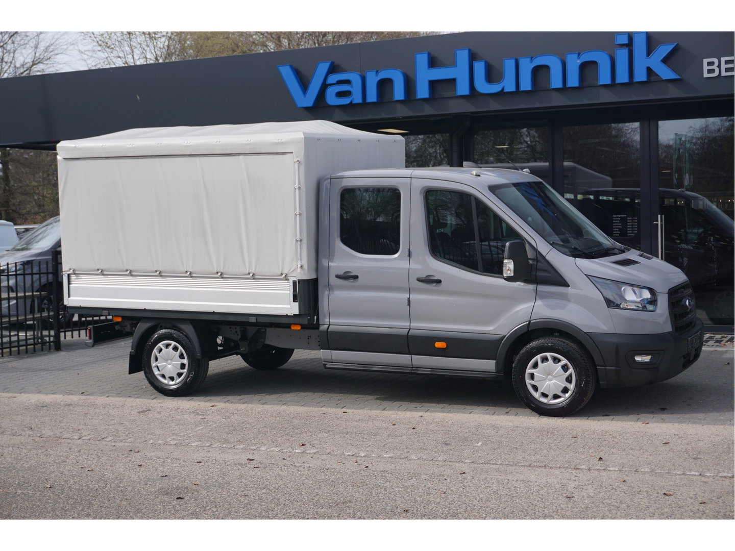 Ford Transit 350L 130PK Doka Open Laadbak L3 BPM VRIJ!! Sync4 Navi, Camera, Adap Cruise, Garantie 2028!! NR. D01*