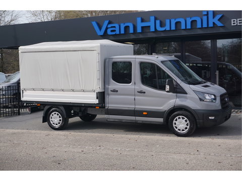 Ford Transit 350L 130PK Doka Open Laadbak L3 BPM VRIJ!! Sync4 Navi, Camera, Adap Cruise, Garantie 2028!! NR. D01*