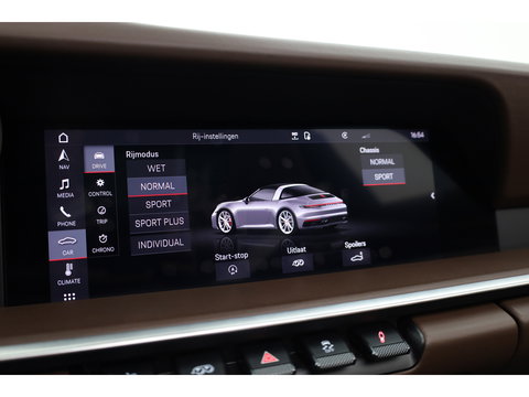 Porsche 911 Targa 4S 3.0 Orgi. NL | Liftsysteem | 20/21 inch RS Spyder | leder truffelbruin | Bose | Stoelventi. | PLMS