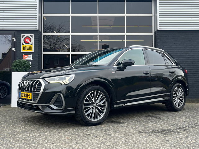 Audi Q3 - 35 TFSI 3x S Line Pro, Automaat, Pano, CarPlay, Camera, Cruise, Virtual Cockpit, 19"LM