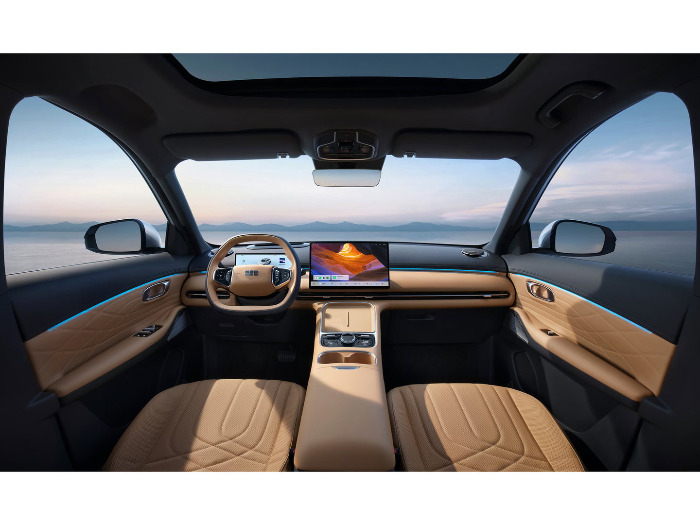 GEELY Starray EM-i 1.5 Max+ | 29.8 kWh | 136 WLTP | 60 KW snellaadvermogen | 19'' | Flyme | Massage | Pano | Stoelverw. + Ventilatie