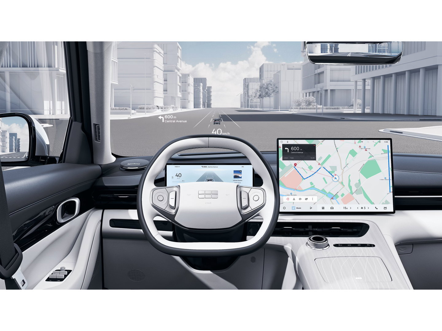 GEELY E5 Max+ 68 kWh | 19'' | Flyme Premium (16 speakers) | Massage+Ventilatie | Pano | Elek. Klep | Stuur-Stoelverw. | 450 WLTP