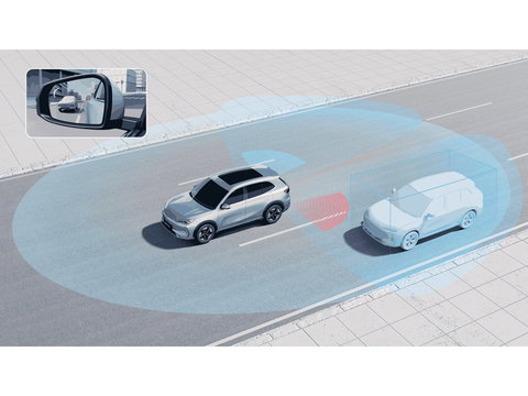 GEELY E5 Max+ 68 kWh | 19'' | Flyme Premium (16 speakers) | Massage+Ventilatie | Pano | Elek. Klep | Stuur-Stoelverw. | 450 WLTP