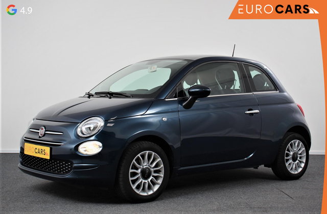 Fiat 500 - 1.2 Lounge Navigatie Climate Control Lederen Bekleding Panoramadak Cruise Control Bluetooth Parkeersensoren Lichtmetalen velgen