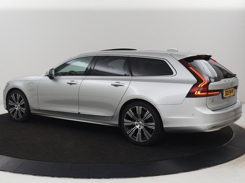 Volvo V90 2.0 T6 Plug In AWD Inscription | SOH 97% | Panoramadak | Head-Up | Leder | Harman/Kardon | 20'' | 360 Camera | Stoelverwarming | Keyless | Carplay | Full LED | Stuurverwarming | PHEV