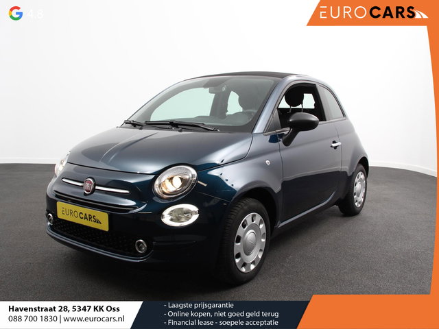 Fiat 500C - 1.0 Hybrid Vita Cabrio Airco LED Parkeersensoren achter Cruise control Radio Apple Carplay/ Android Auto