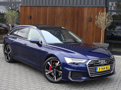 Audi A6 Avant 55 TFSIe 367PK Quattro / S6 Edit / Pano / Matrix / 360° / carbon