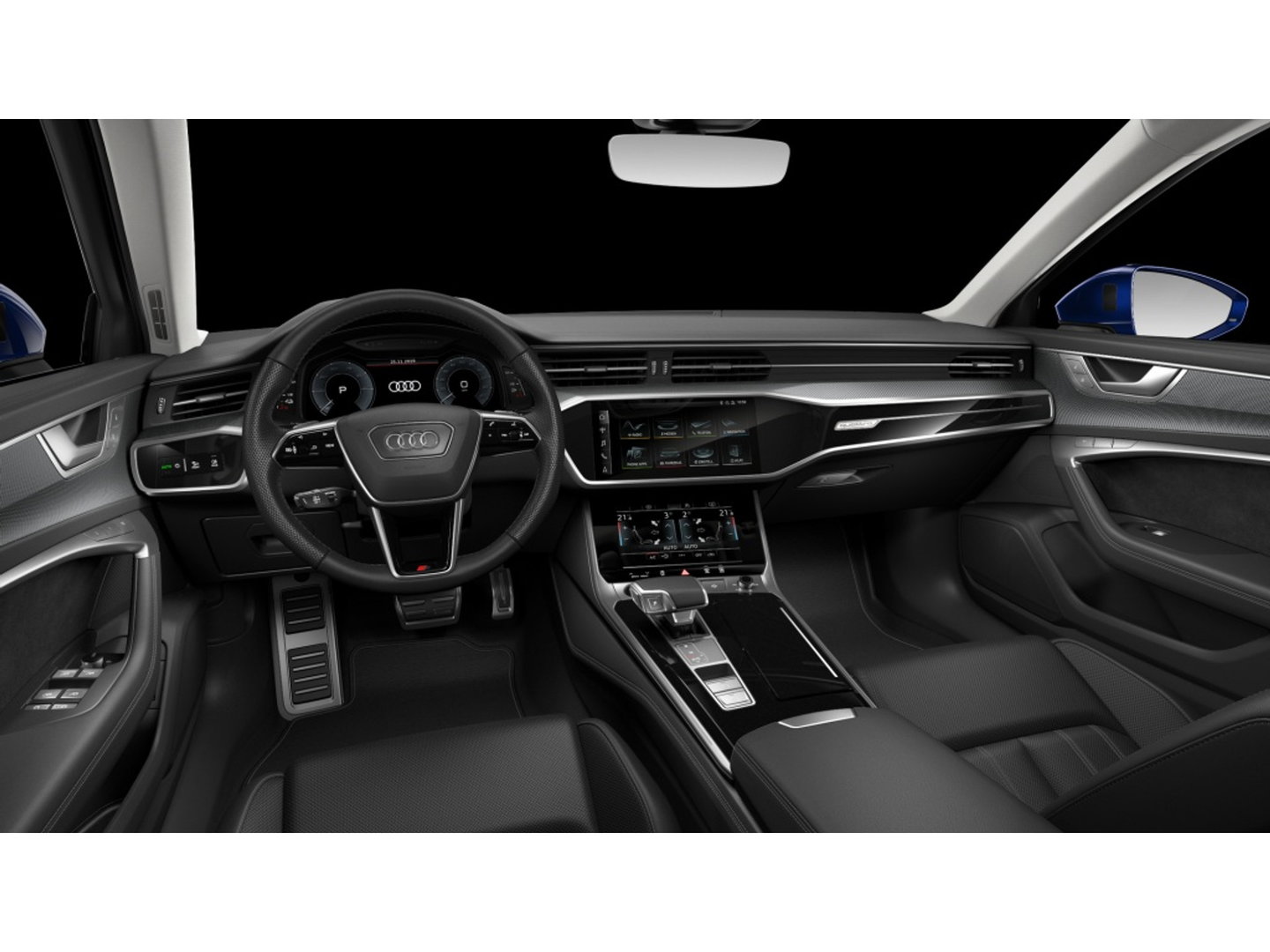 Audi A6 Avant 55 TFSIe 367PK Quattro / S6 Edit / Pano / Matrix / 360° / carbon