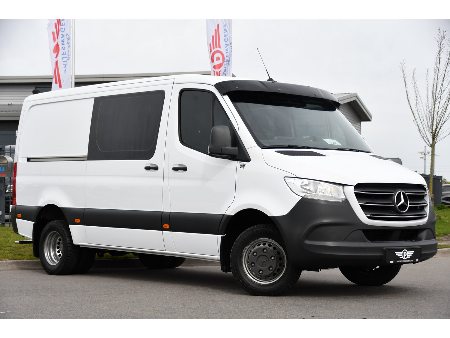 Mercedes-Benz Sprinter 516 2.2 CDI L2H1 DC PB Edition N1! Camera, Cruise, Carplay, 3500kg Trekhaak, Stoelverwarming, 164pk, geveerde stoel, Uniek!