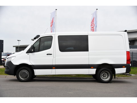 Mercedes-Benz Sprinter 516 2.2 CDI L2H1 DC PB Edition N1! Camera, Cruise, Carplay, 3500kg Trekhaak, Stoelverwarming, 164pk, geveerde stoel, Uniek!