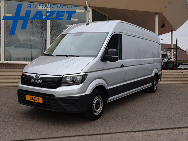MAN TGE - 35 3.140 AUT. L4H3 ZILVERGRIJS + CAMERA | APPLE CARPLAY | ANDROID AUTO | DAB | NAVIGATIE