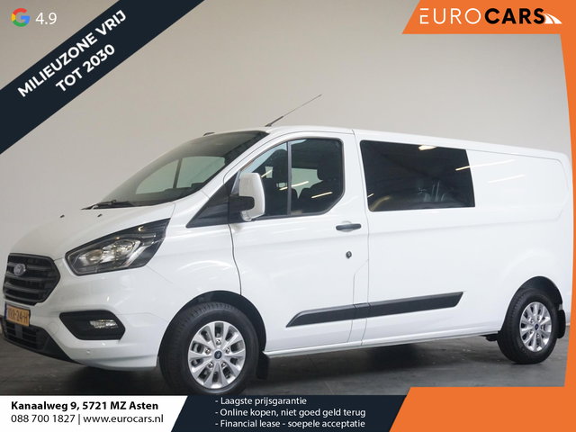 Ford Transit Custom - 300 2.0 TDCI L2H1 Trend Dubbele Cabine Airco Cruise Control Bluetooth Navi Trekhaak