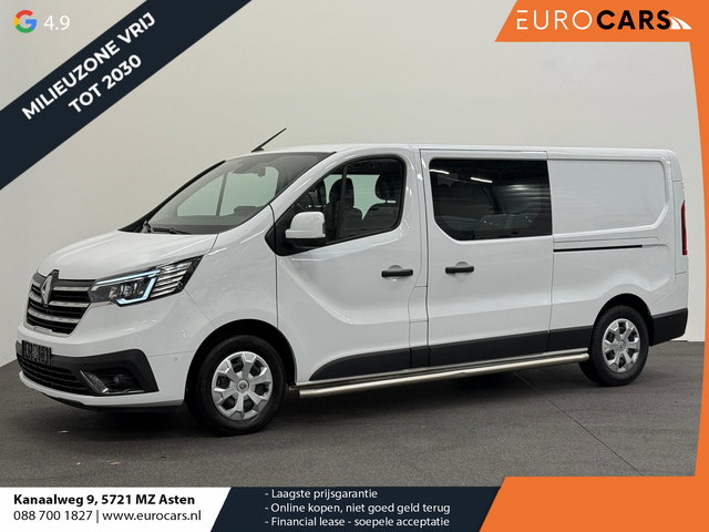 Renault Trafic - 2.0 DCI 150PK L2H1 Dubbele Cabine Work Edition Airco Cruise Control Navi Parkeersensoren Voor & Achter Camera